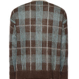 Cardigan in misto lana B9F0015 439 AMARANTO 