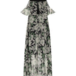 Abito in seta con stampa floreale S540Y09XS5 9990 LOEWE 