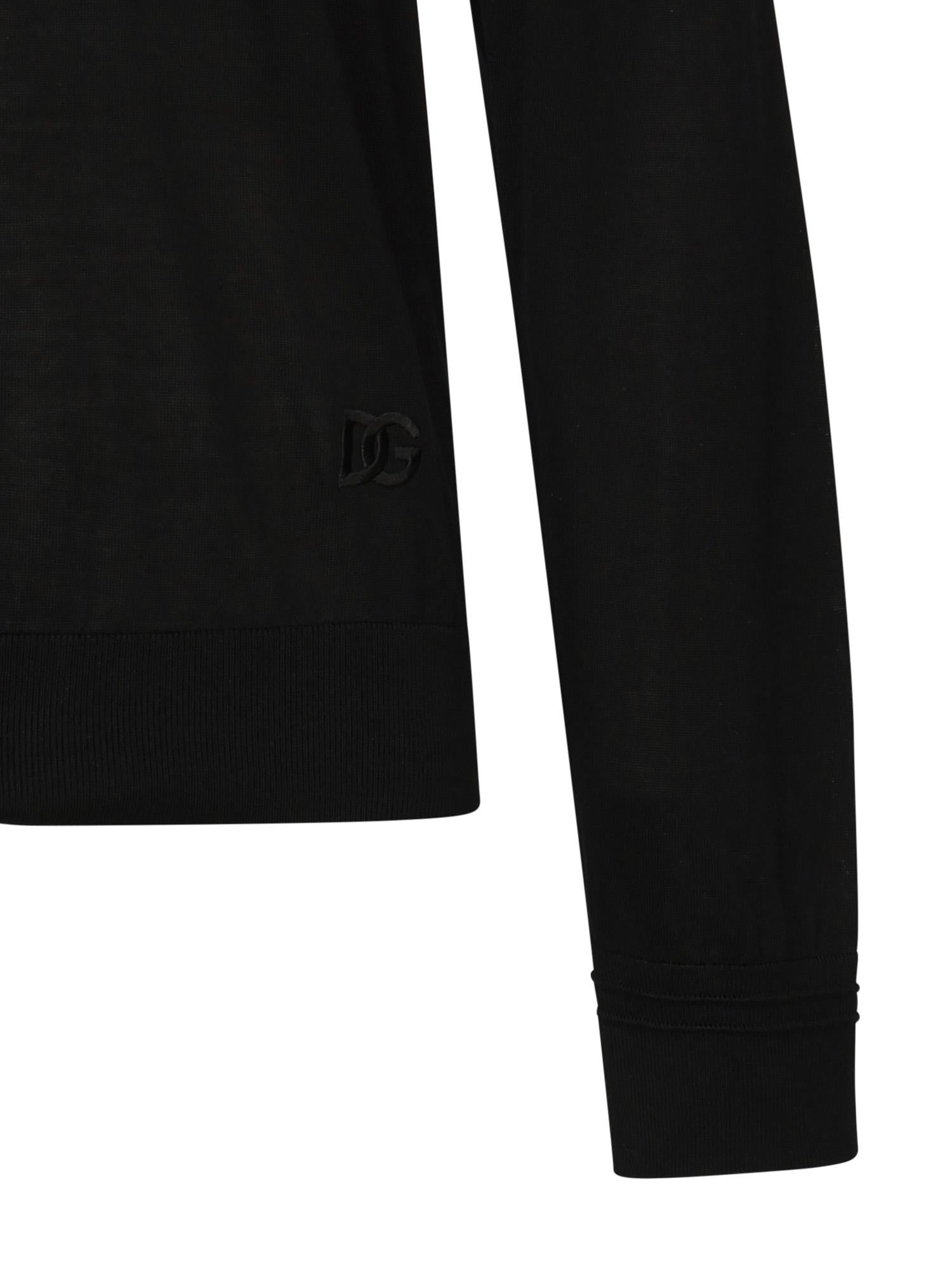 Pullover in seta GXX02Z JBSLVN0000 DOLCE & GABBANA 