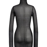 Miniabito in maglia lurex DA567 M01044D999 DONDUP 