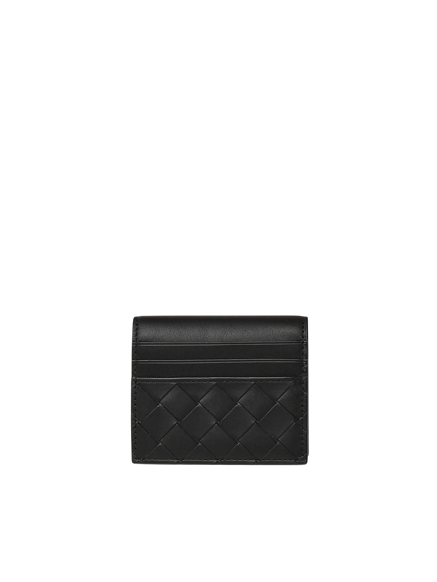 Portacarte Intrecciato in pelle<BR/> 793863 VCPQ31000 BOTTEGA VENETA 