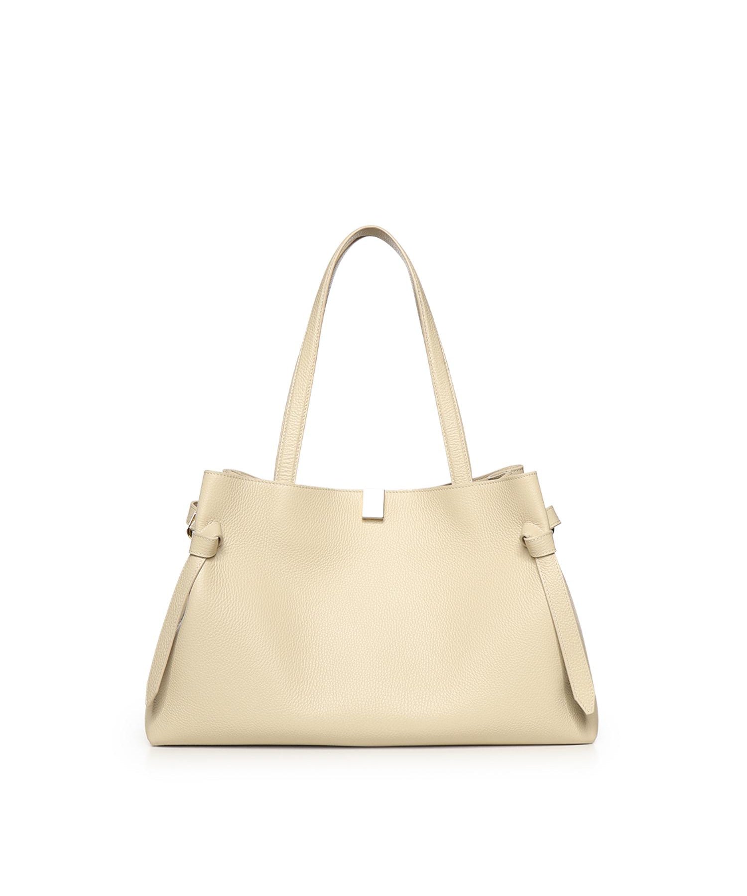 Borsa tote Gyoza in pelle GYOZA TOTE PEBBLE GRAIN LEATHER  YUZEFI 
