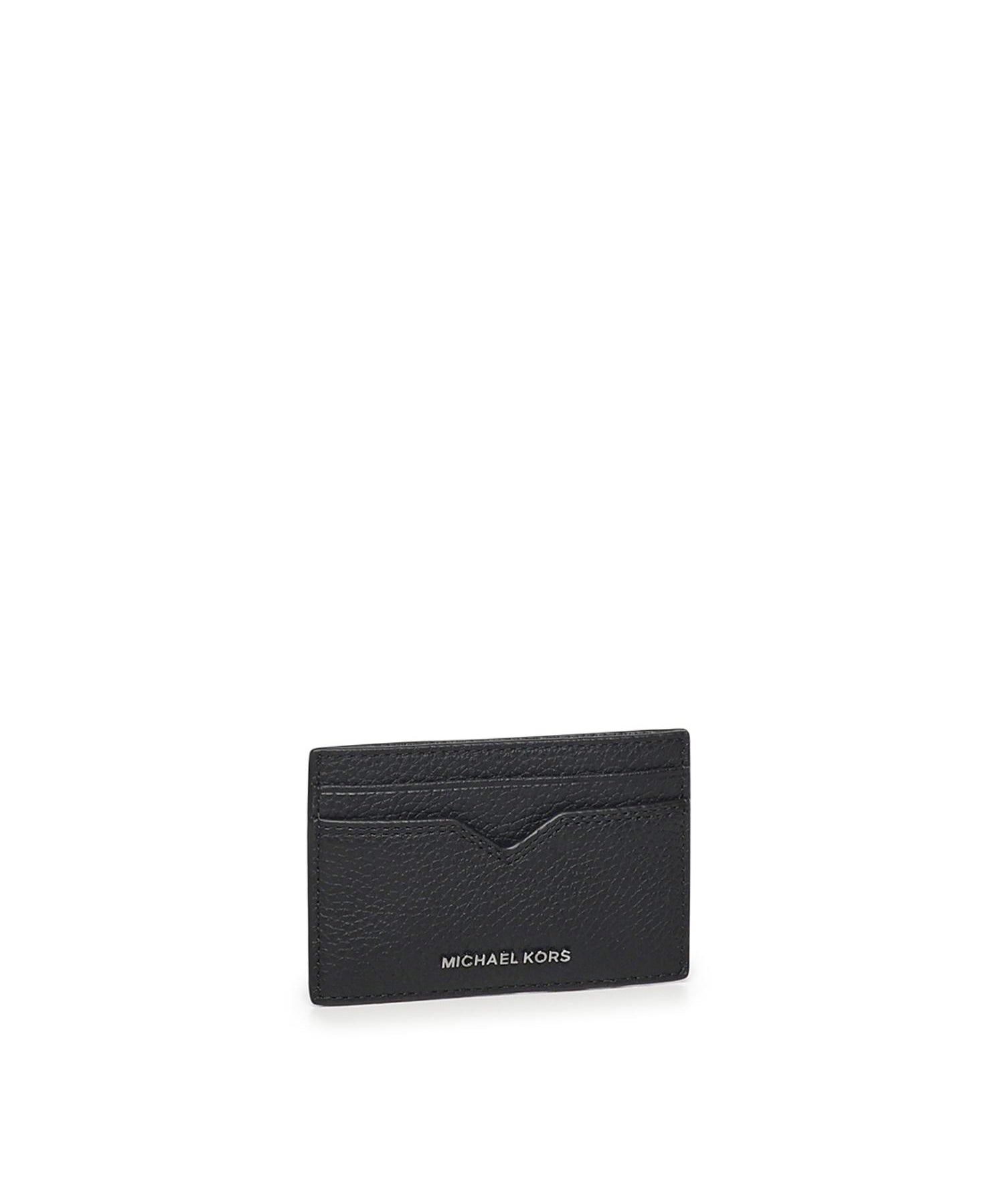 Porta carte Hudson in pelle martellata 39F4LHDD0L 001 MICHAEL MICHAEL KORS 