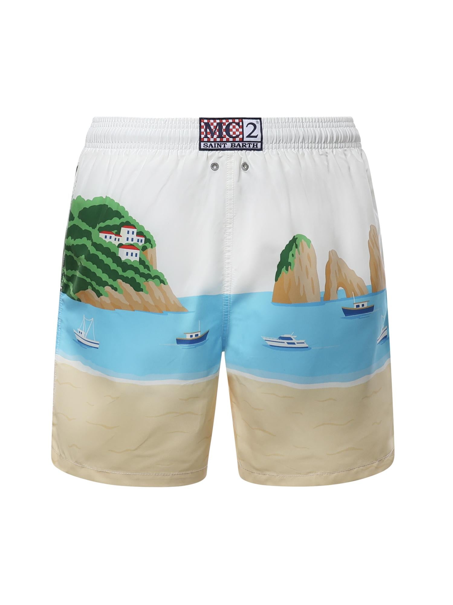 Costume da bagno con stampa GUS0009 02291L MC2 SAINT BARTH 
