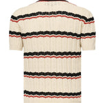 Polo VLogo in cotone a righe 7V3KP03X B0SBK6 VALENTINO GARAVANI 