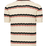 Polo VLogo in cotone a righe 7V3KP03X B0SBK6 VALENTINO GARAVANI 