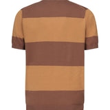 T-shirt a righe con logo K35129 0876 SUN 68 