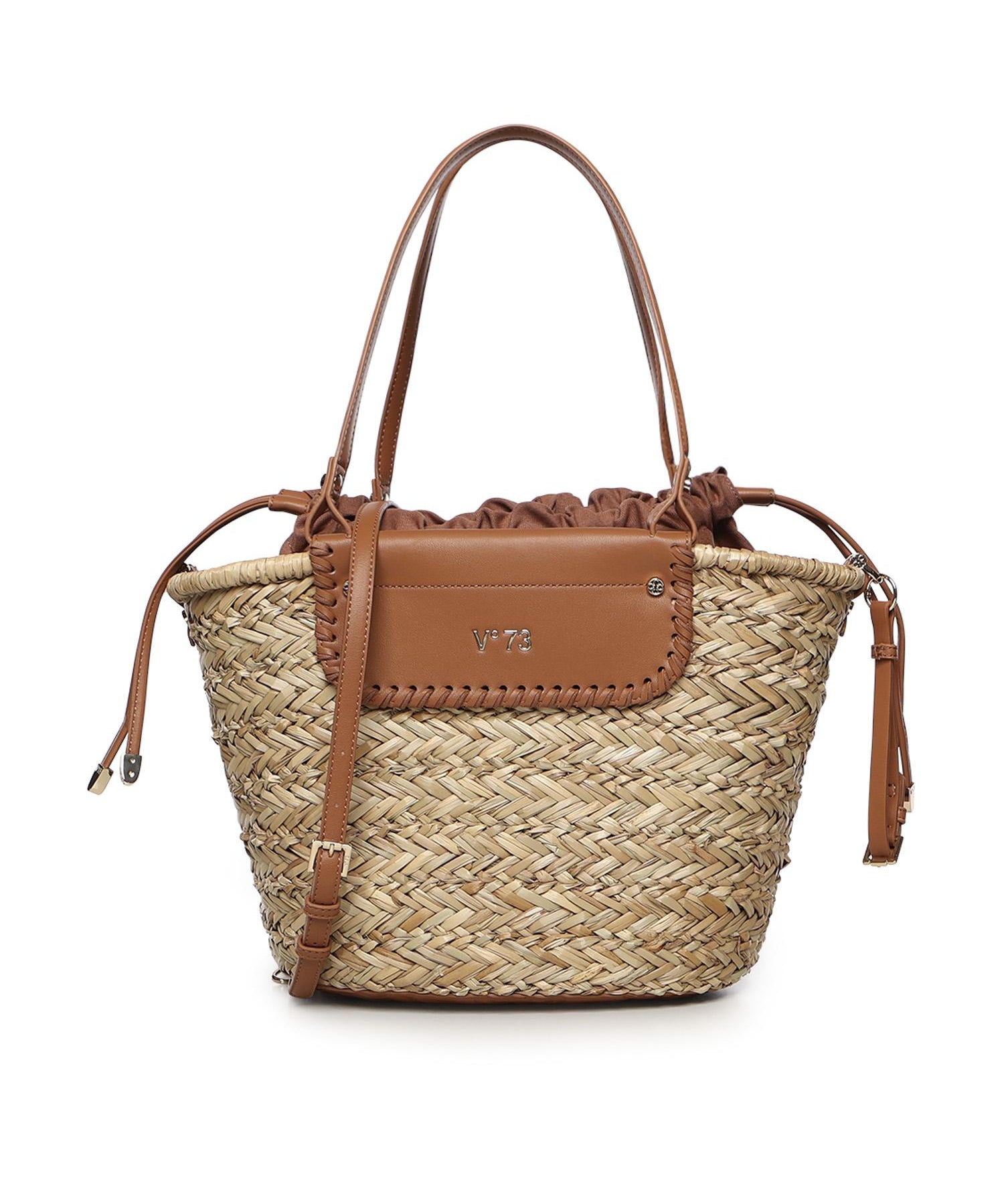 Borsa Vanna con logo 73BS9N201 VANNACUOIO/NATURALE V° 73 