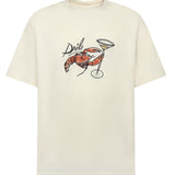 T-shirt "Le T-shirt Homard" in cotone ITS277CO195 OW Drôle de Monsieur 