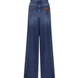 Jeans a gamba ampia in denim CHC24ADP02150 402 CHLOÉ 