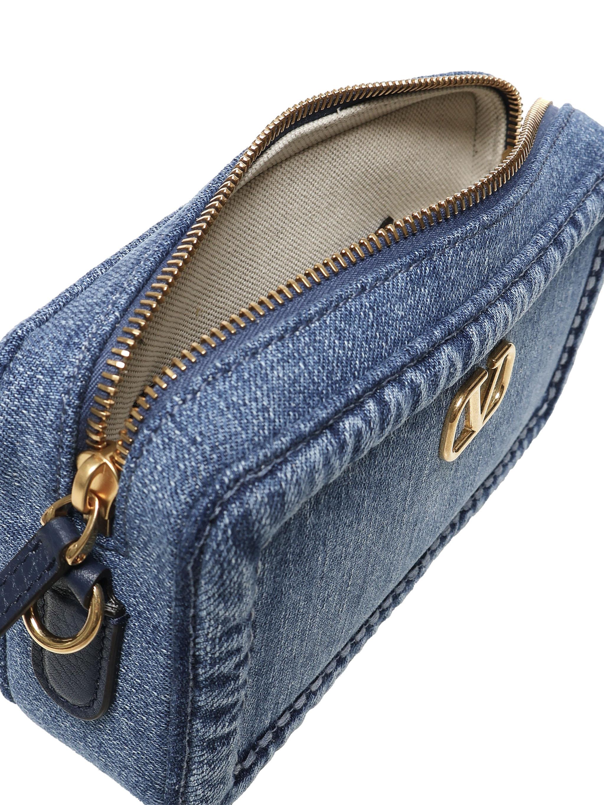Mini bag a tracolla Alltime in denim 6W2P0AI5 JXEYHS VALENTINO GARAVANI 
