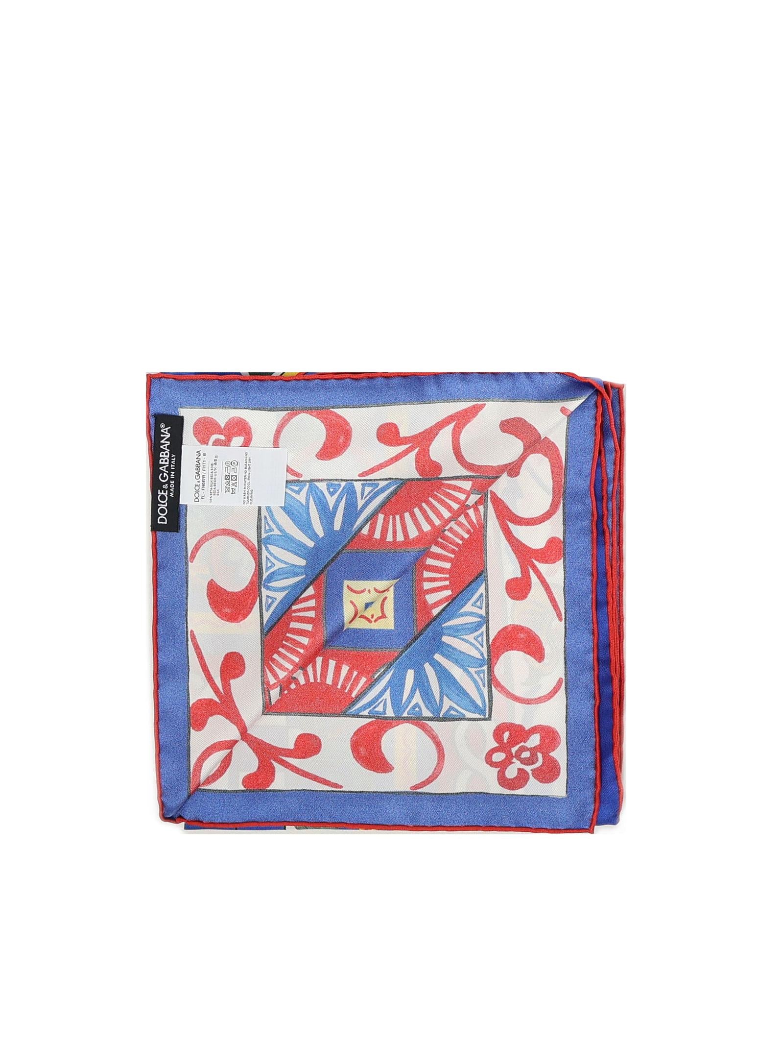 Foulard con stampa Carretto FN087R FI1T1HH01E DOLCE & GABBANA 