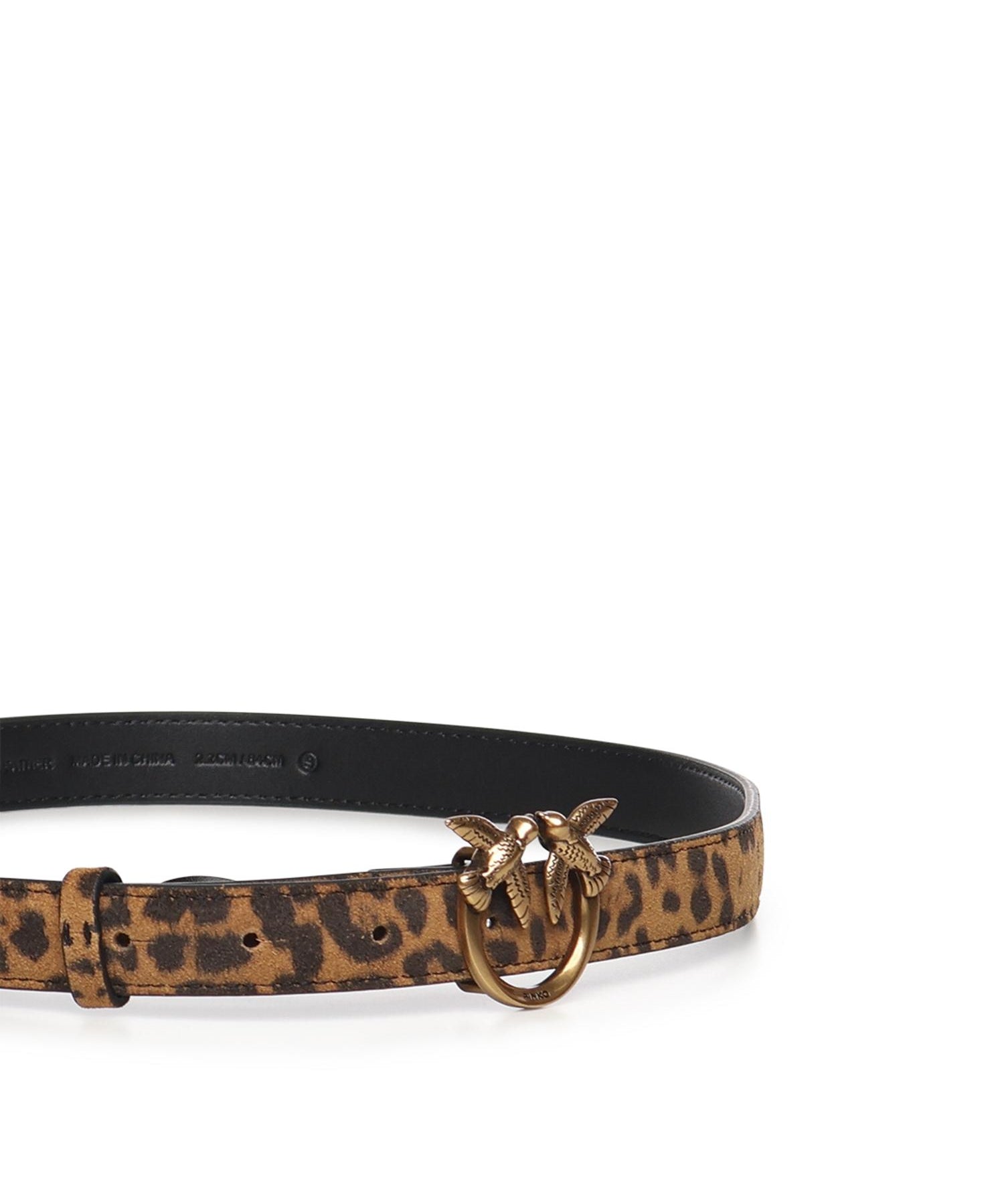 Cintura con stampa leopardata in pelle 100143 A32AM35Q PINKO 