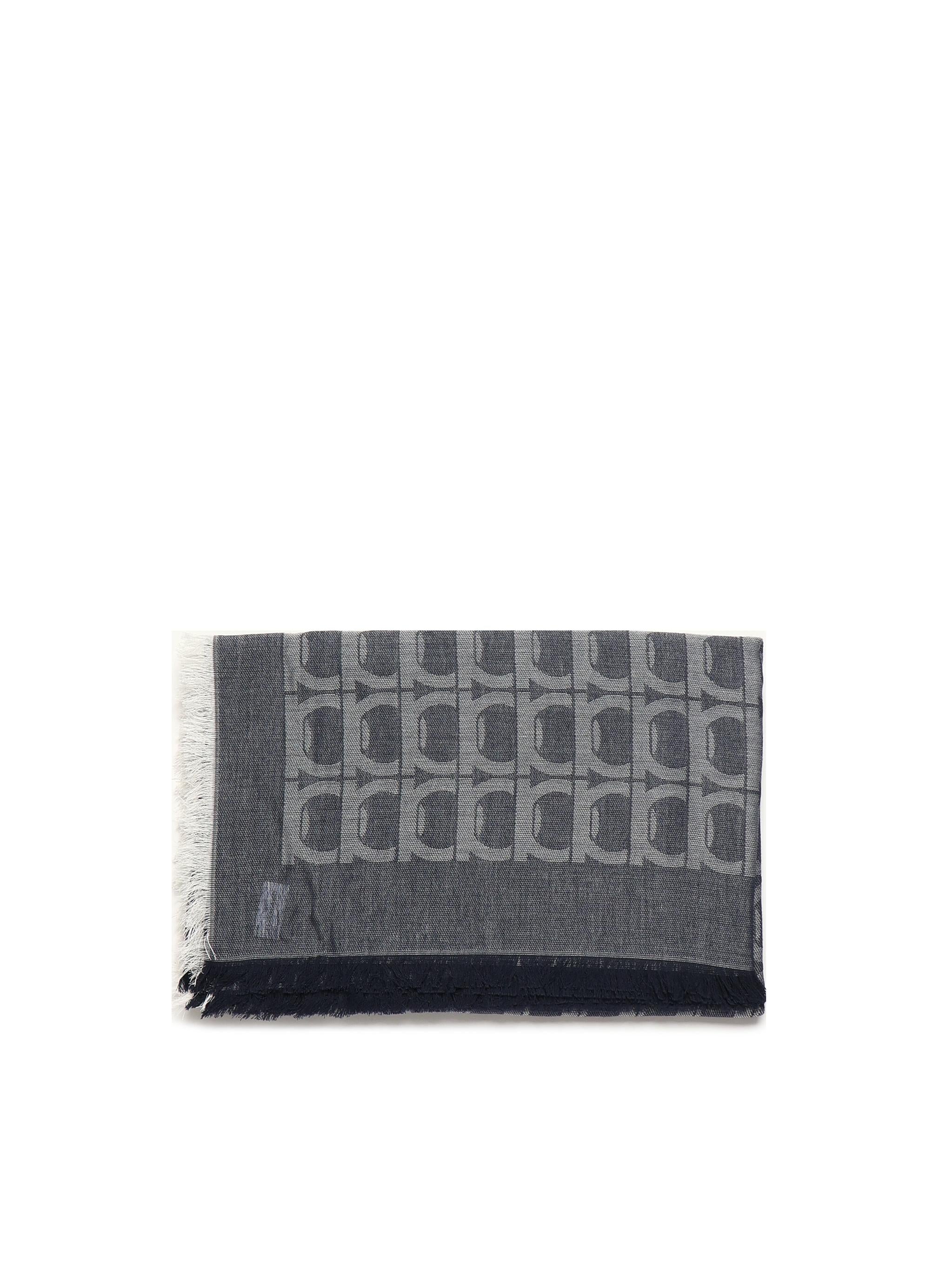 Stola jacquard Gancini Monogram 520142 785242003 FERRAGAMO 