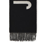 Sciarpa con frange e logo ACU00435AOT4001 990 JACQUEMUS 