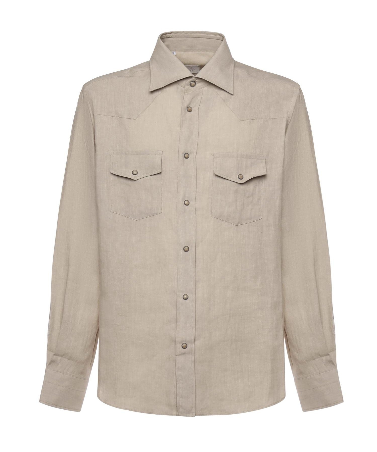 Camicia in lino M75CAMK02TES0I139 02NN ELEVENTY 