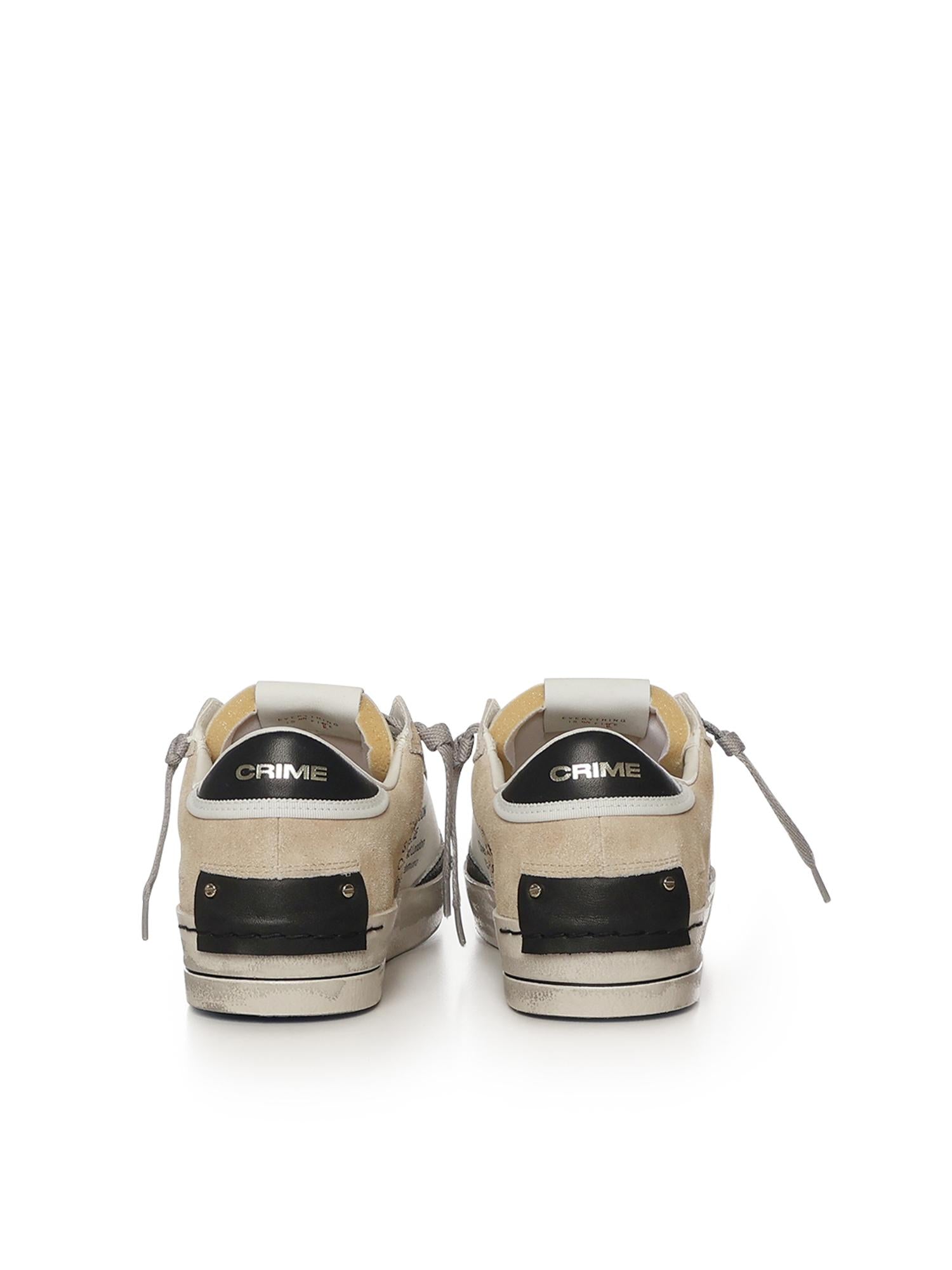 Sneaker Sk8 Deluxe 19109PP8B BEIGE CRIME LONDON 