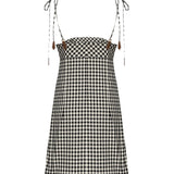 Mini abito a quadri MF5860 12OFF0964 MIU MIU 