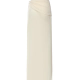 Gonna lunga drappeggiata con perline 305426  MAGDA BUTRYM 