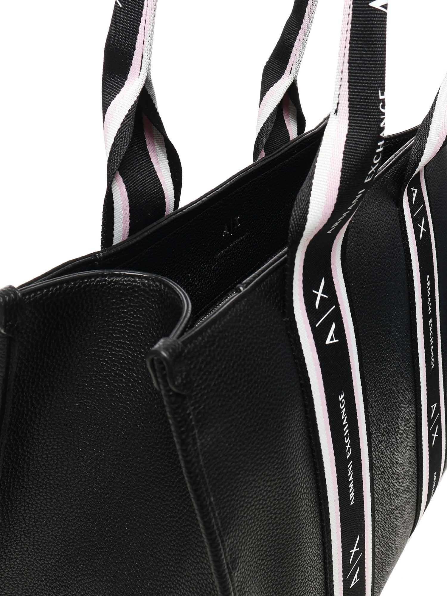 Tote bag con bande a contrasto XW000934 AF13685MC056 ARMANI EXCHANGE 