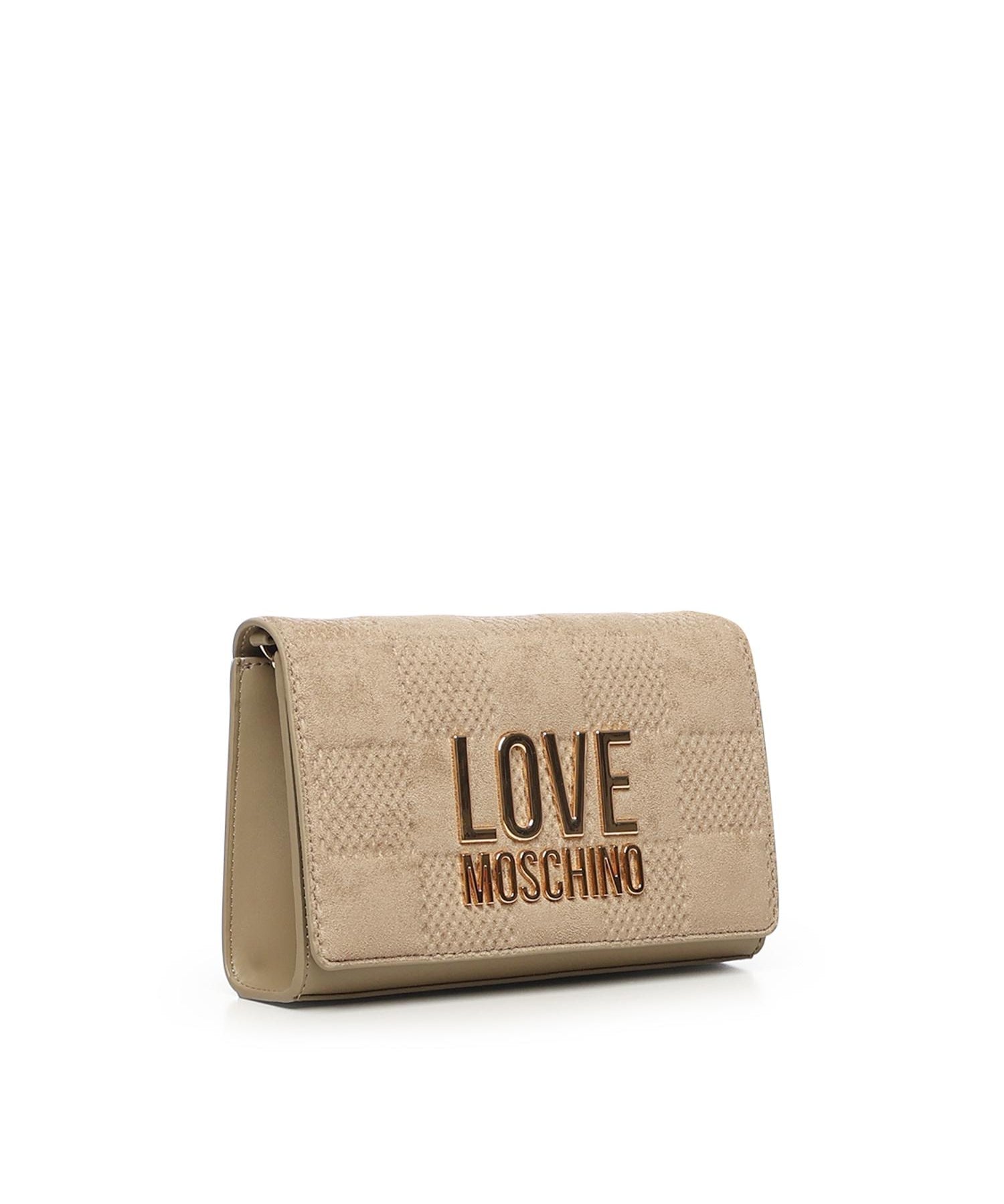 Borsa a tracolla con logo JC4127PP0NKB1 10A LOVE MOSCHINO 