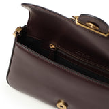 Borsa a spalla piccola Mini Love Bag Slouchy in pelle 105824 A0QOLA7Q PINKO 