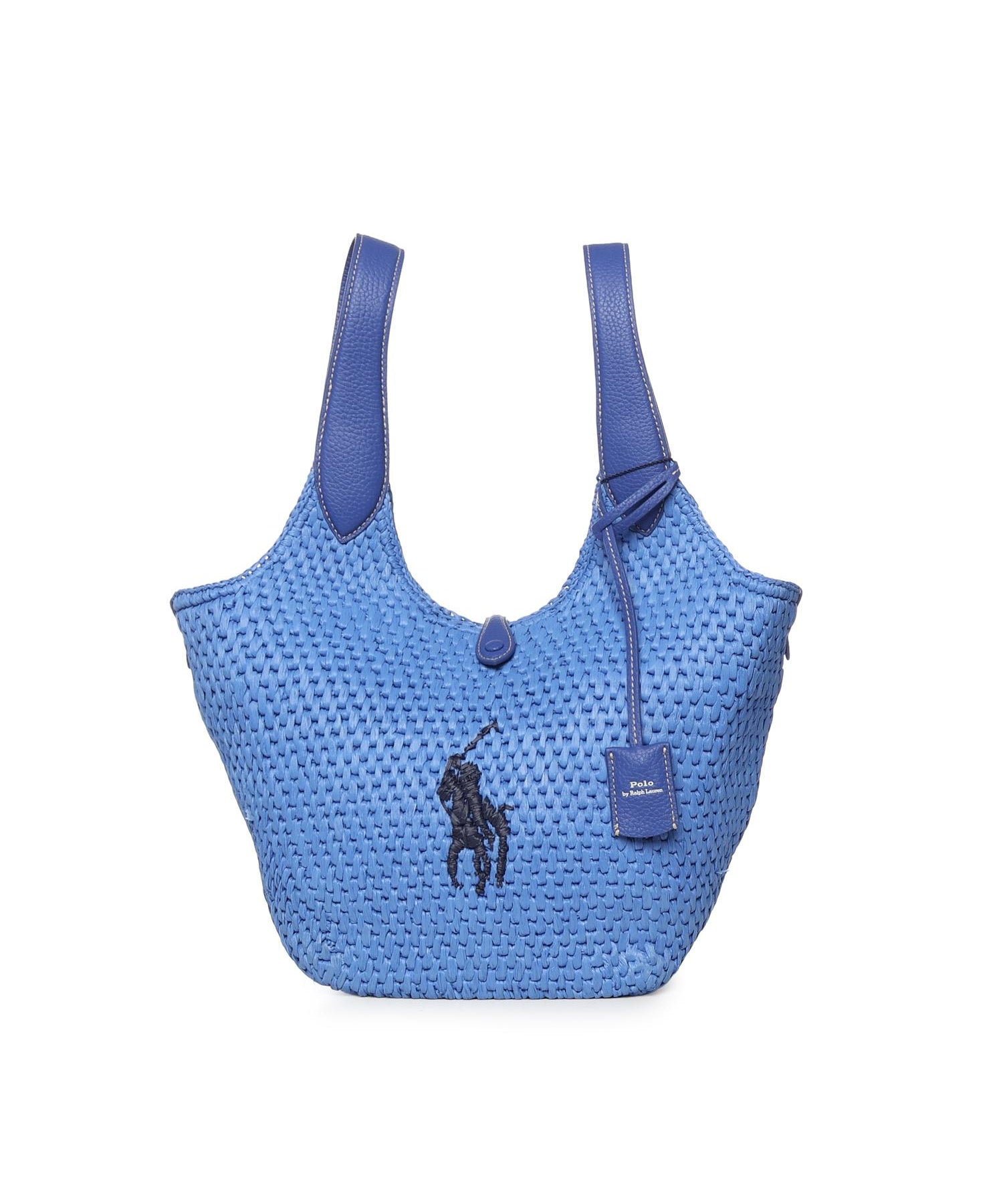 Borsa tote in rafia e viscosa 428P12005 001 POLO RALPH LAUREN 