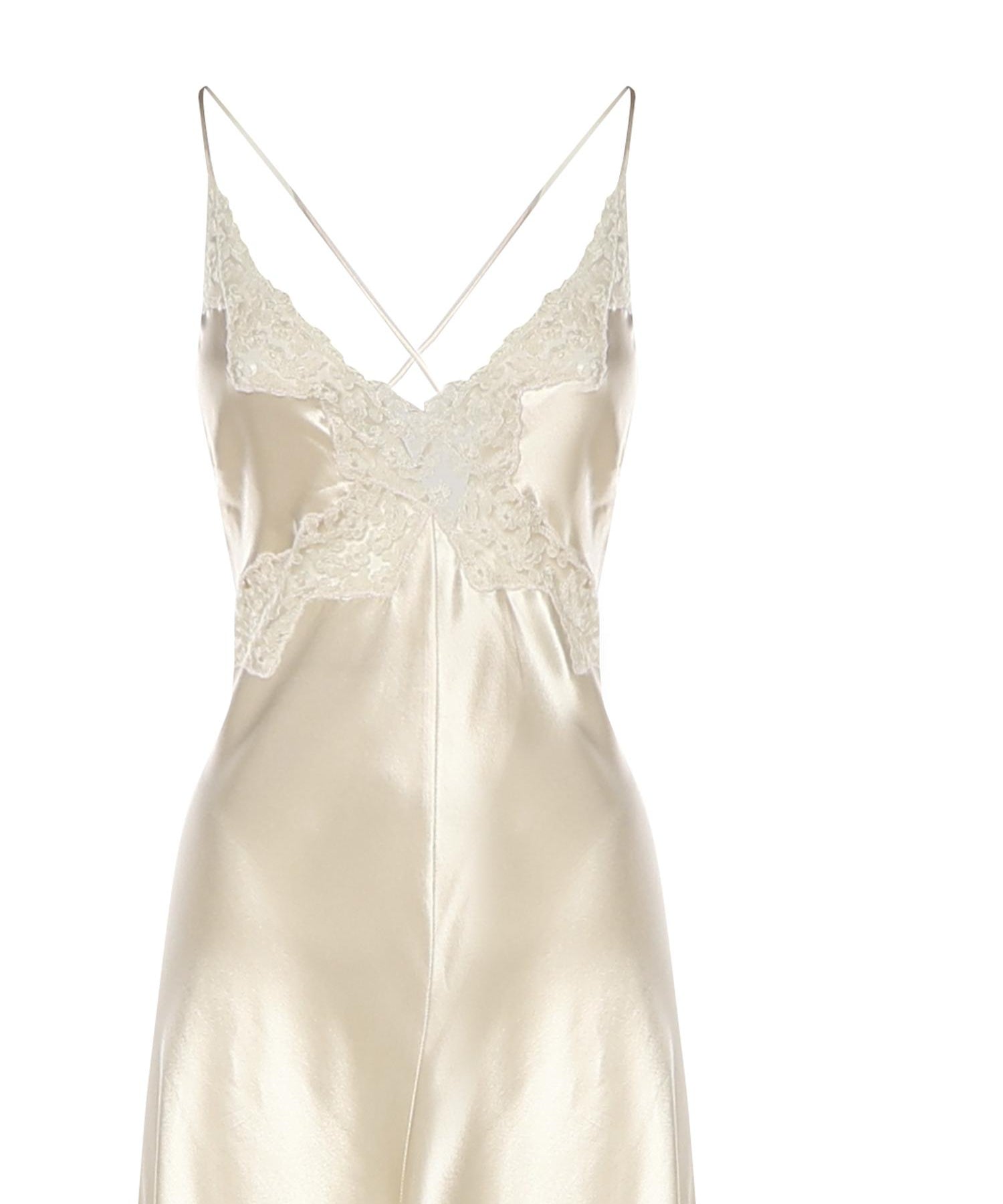 Abito lungo in seta A04601627 0002 ALBERTA FERRETTI 
