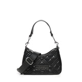 Borsa trapuntata con logo<BR/> JC4152PP1MLA0 00B LOVE MOSCHINO 