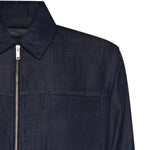 Overshirt Suva in lyocell 026ST150DE BLU SCURO WOC 