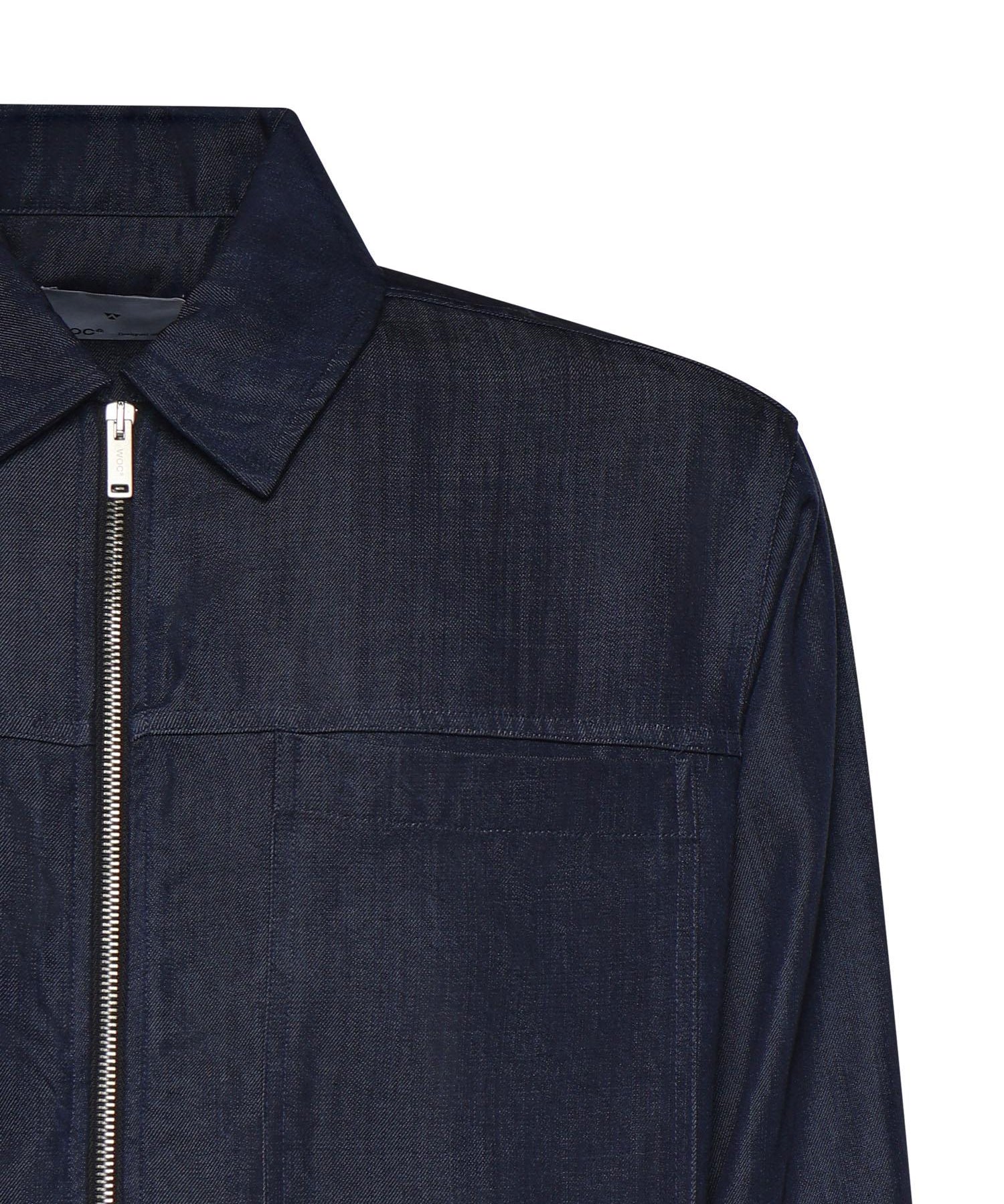 Overshirt Suva in lyocell 026ST150DE BLU SCURO WOC 