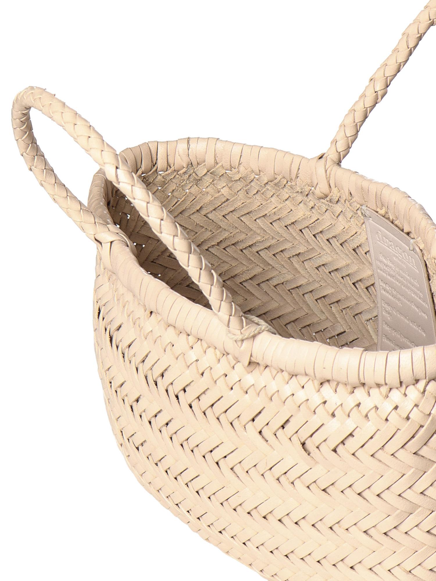 Borsa Mini Flat Gora in pelle 8809 NATURAL DRAGON DIFFUSION 