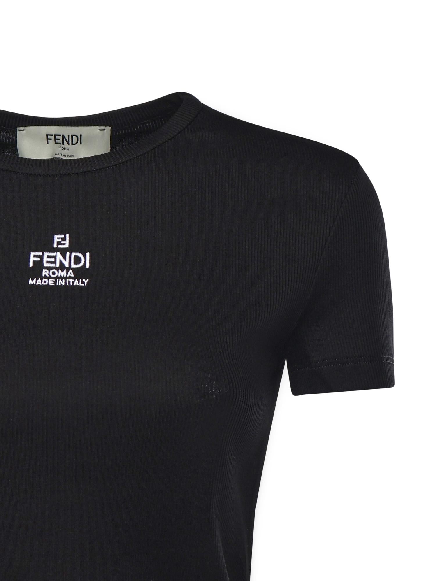 Top cropped in cotone FS8110 ANQMF0GME FENDI 