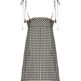 Mini abito a quadri MF5860 12OFF0964 MIU MIU 