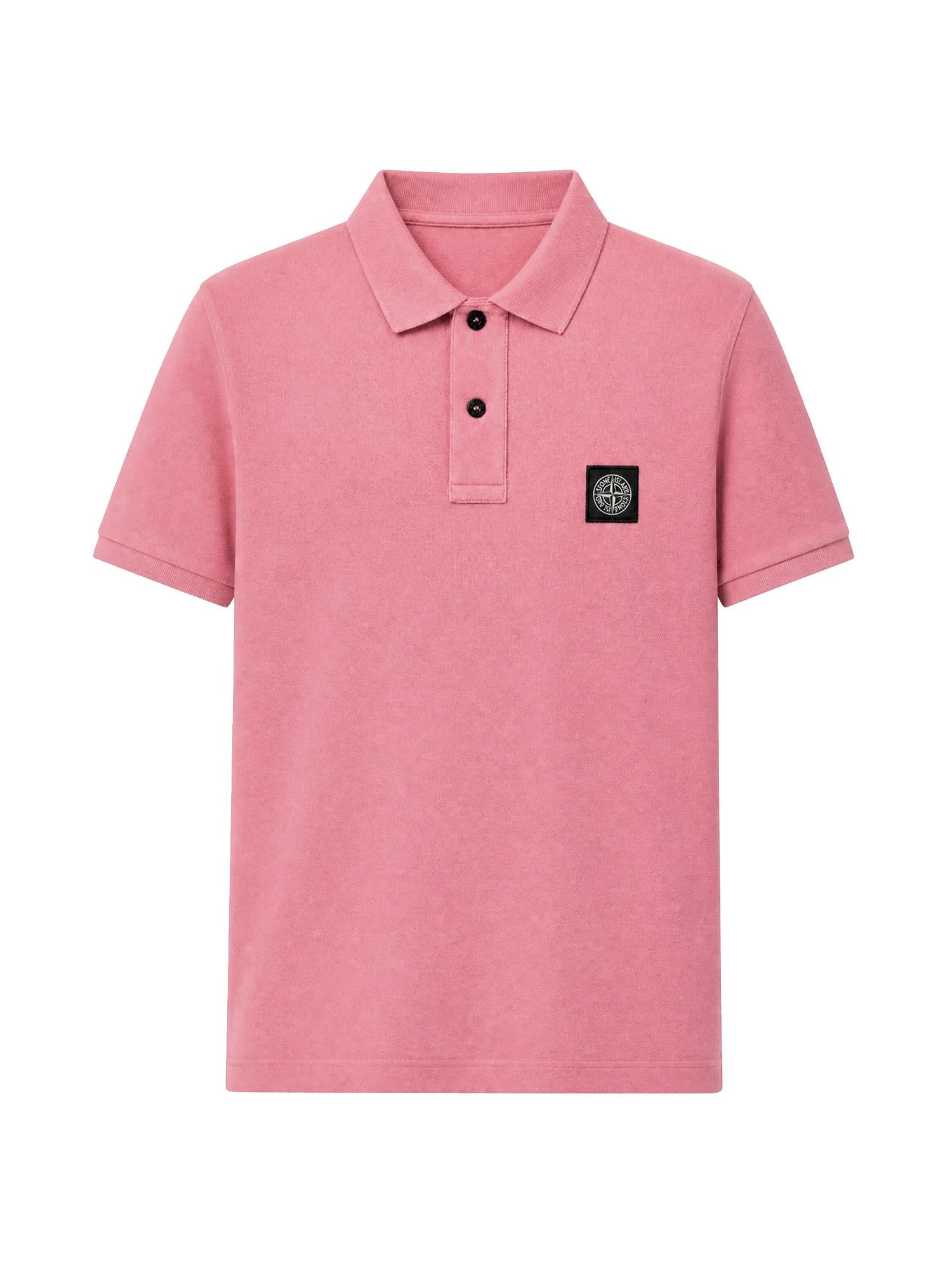 Polo in cotone con logo L1S152200008 S0017V008G STONE ISLAND 
