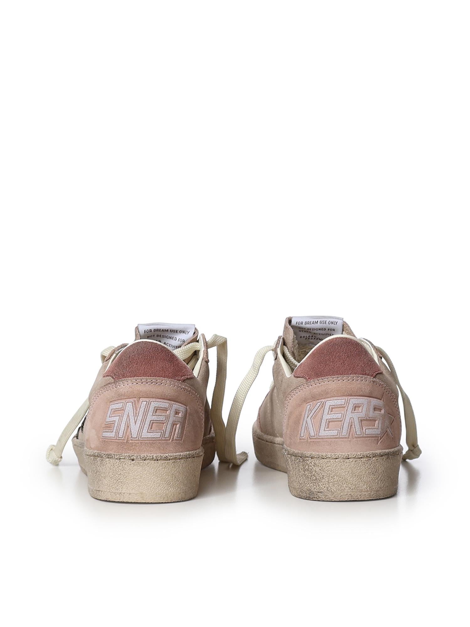 Sneakers Ball Star in suede con glitter GWF00117 F00869425819 GOLDEN GOOSE 