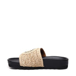 Slippers Elyse in gomma e rafia 810387 AFACL08536 STELLA McCARTNEY 