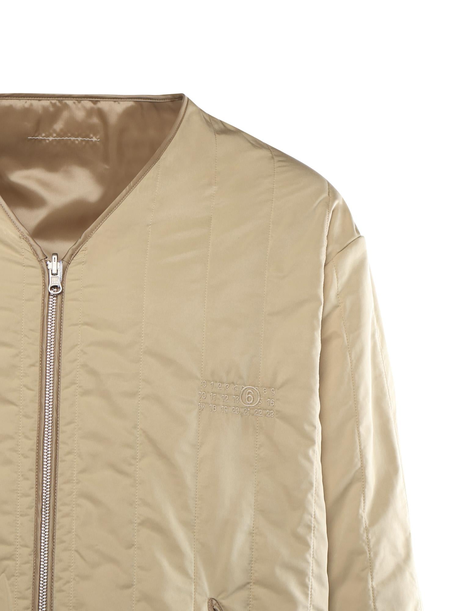 Giacca reversibile con logo SH0AM0074 MTN134961 MM6 Maison Margiela 