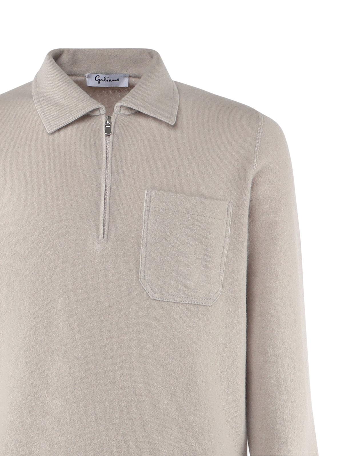 Maglia polo in lana vergine 20202 57152049 GALIANO 