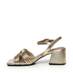 Sandalo con nodo intrecciato A55212 PLATINO CARMENS 