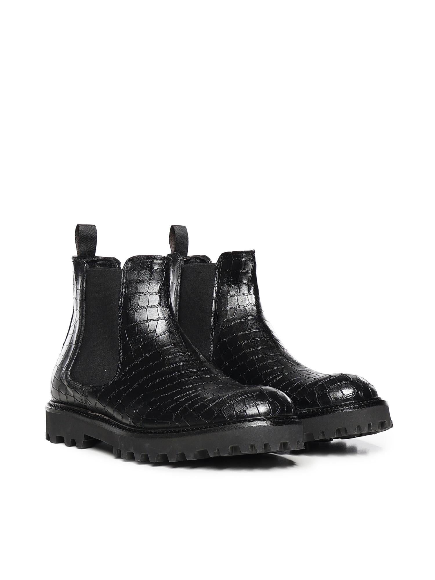 Stivaletto Don in pelle DON VITELLOBLACK GIULIANO GALIANO 