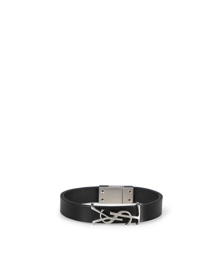 Bracciale Cassandre in pelle 708815 0IH0E1000 SAINT LAURENT 