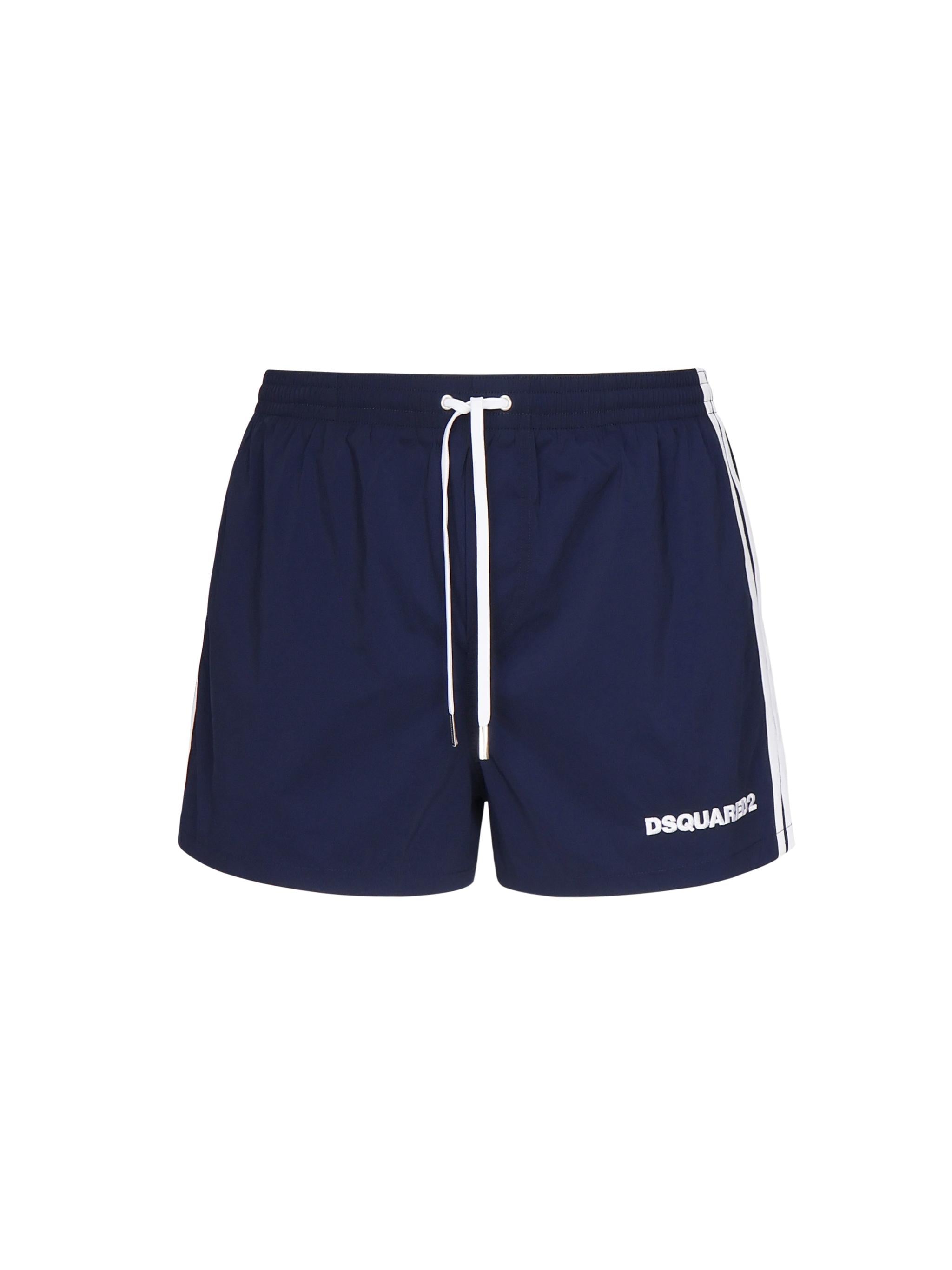Boxer midi con logo D7B646140 417 DSQUARED2 