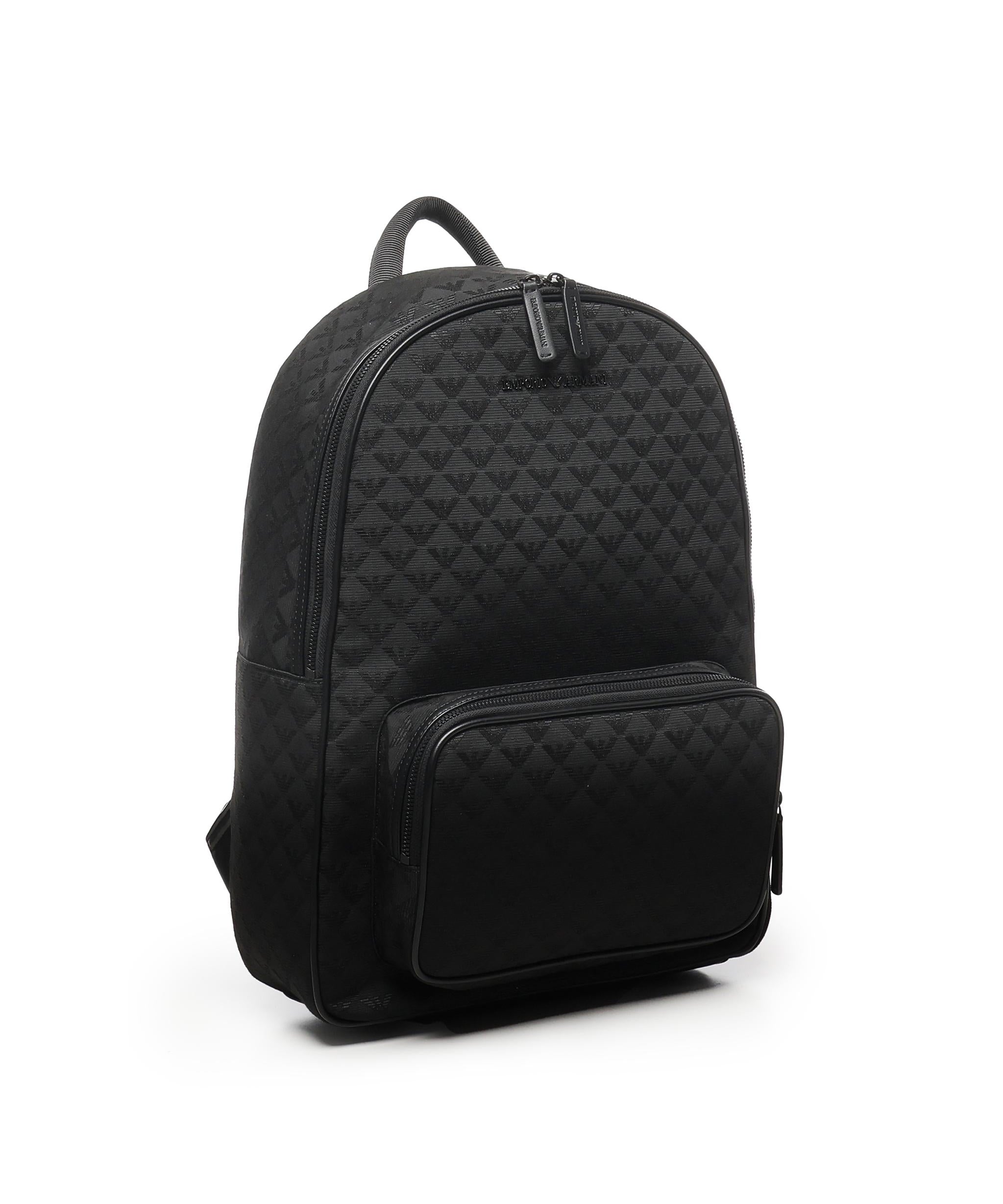 Zaino in nylon jacquard eagle all over Y4O315 Y022V81336 EMPORIO ARMANI 