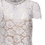 Mini abito in pizzo SS25049S LILAC SELF-PORTRAIT 