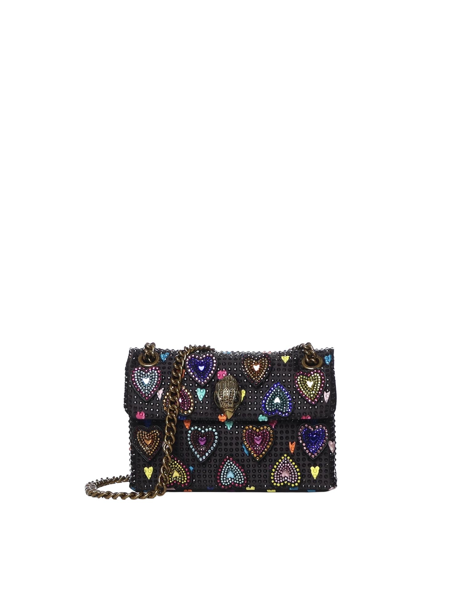 Borsa a tracolla mini Kensington Heart 5374105609 BLACK KURT GEIGER 