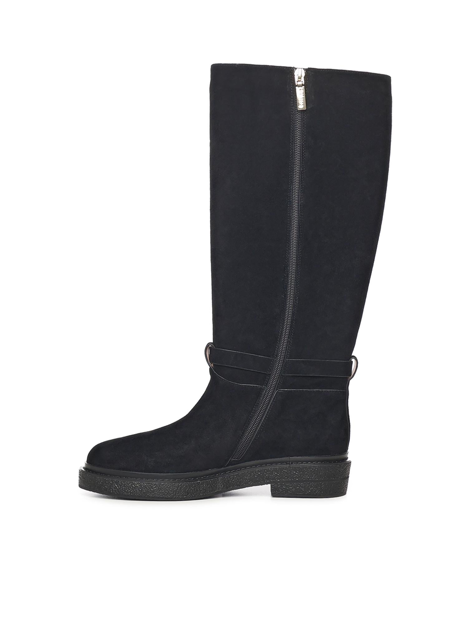 Stivali C-Saddle in suede E4T7B150101 001 COCCINELLE 