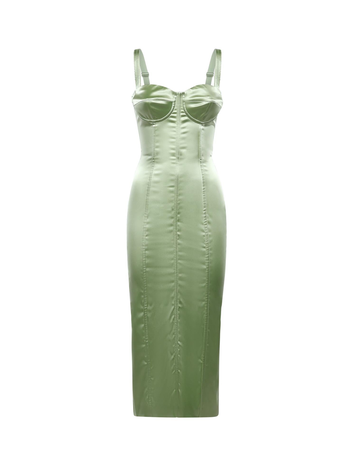 Abito in raso stretch F6DIHT FURADV0098 DOLCE & GABBANA 
