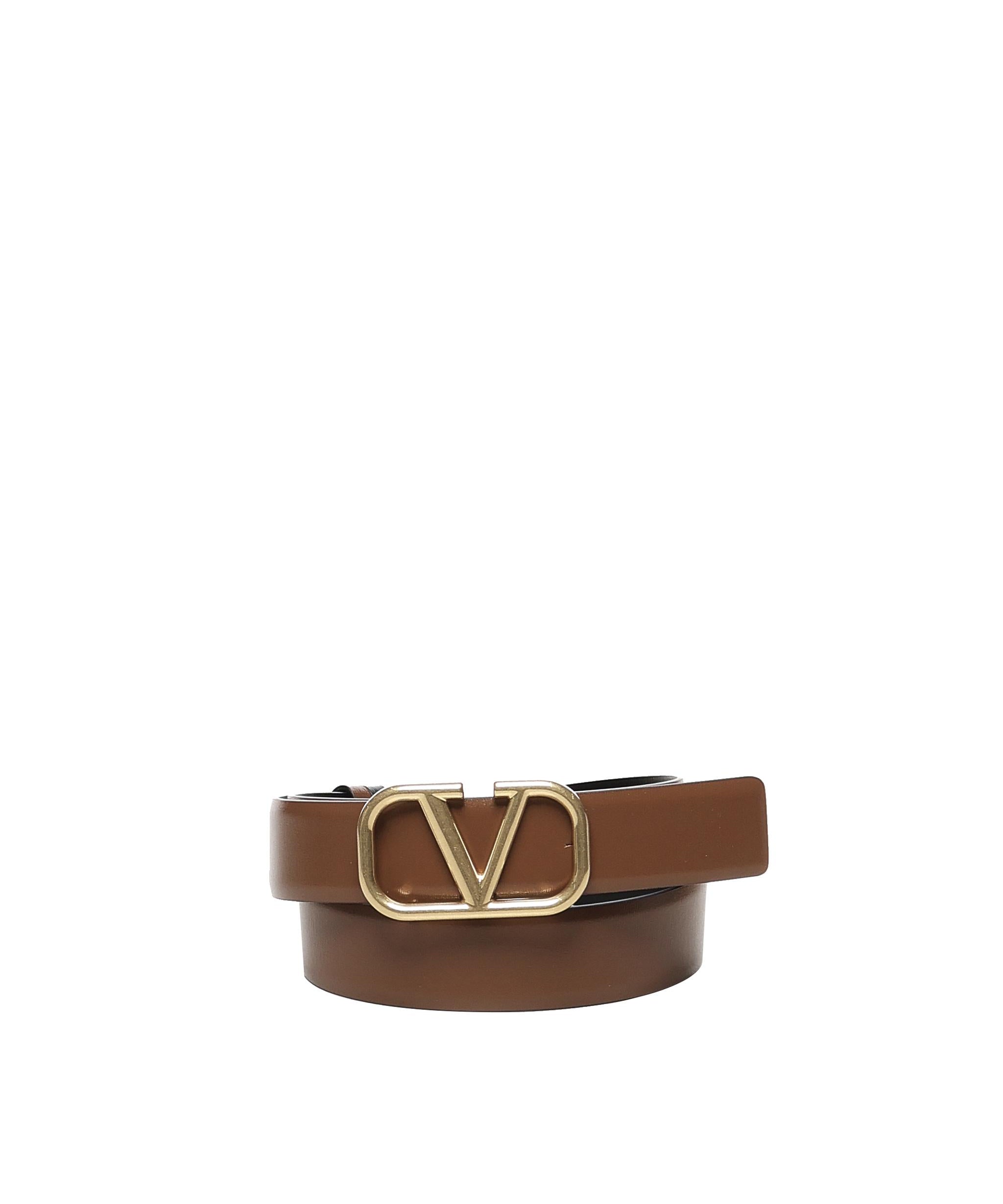 Cintura Vlogo Signature in Vitello lucido 6W2T0T15 ZFR11J VALENTINO GARAVANI 