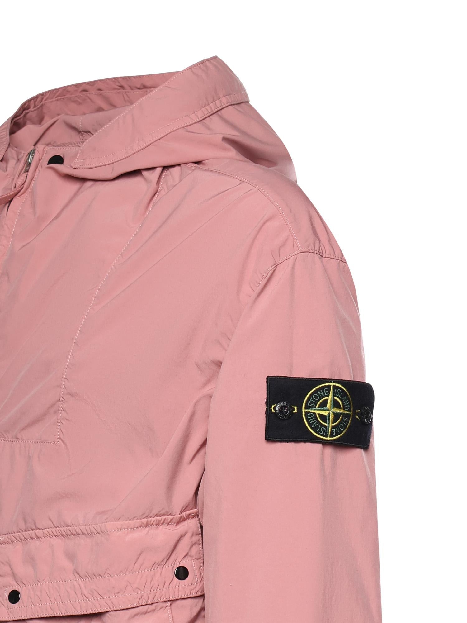 Giacca con cappuccio e logo L1S154100052 S0042V008G STONE ISLAND 